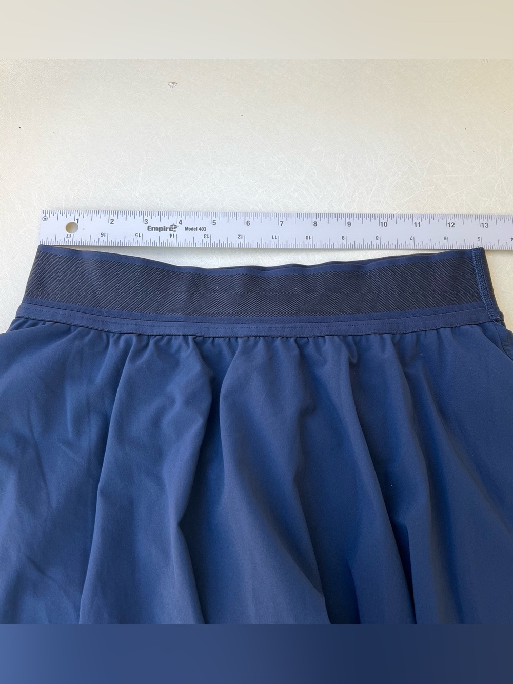 Lululemon Court Rival High-Rise Tennis Skirt Skort True Navy Blue women’s Size 6 - Picture 7 of 10